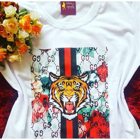 camiseta gucci feminina replica|gucci shirt checker.